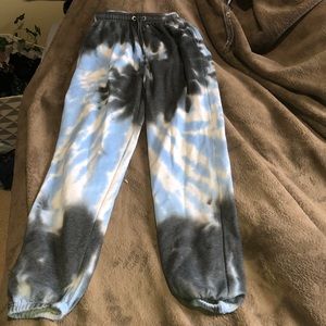 Women's tie dye sweat pants
